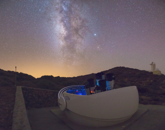 Figure 1: The GOTO telescope (credit: GOTO)